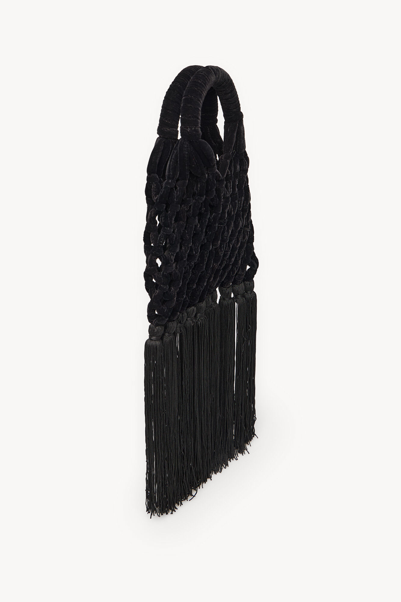 Hoss Intropia Naroa. Bolsa de crochet de veludo