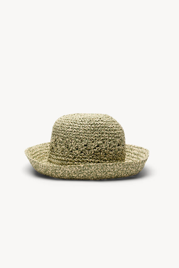 Larisa. Sombrero bucket rafia