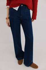 Hoss Intropia Bimba. Jeans perna larga Azul