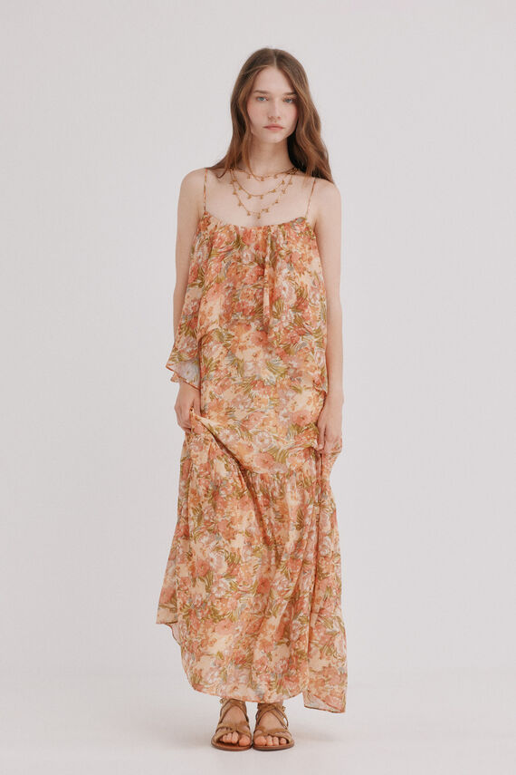 Africa. Vestido romántico