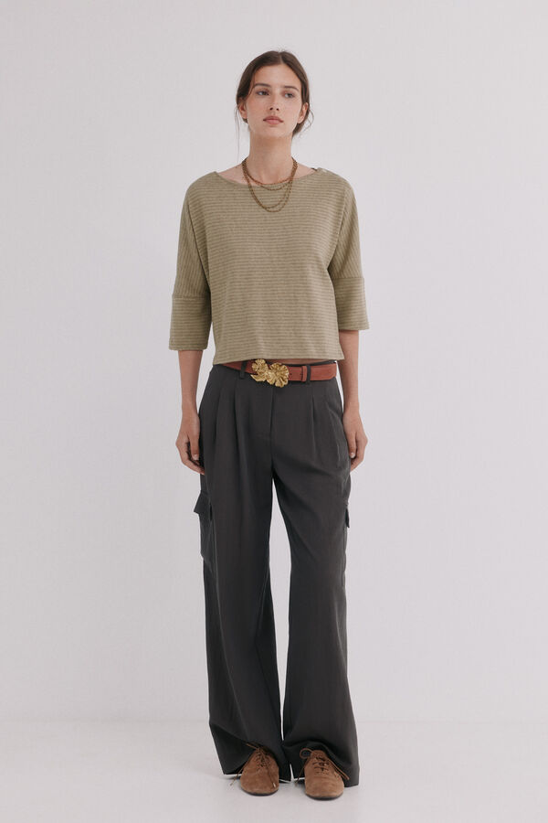 Hoss Intropia Marie. T-shirt lavada Verde