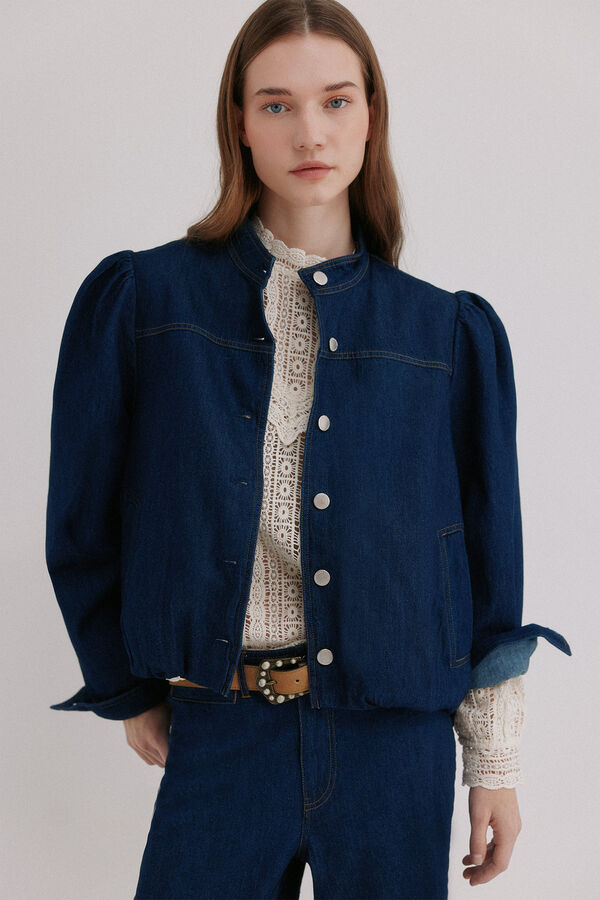 Hoss Intropia Estrella. Casaco curto Azul