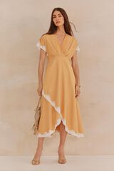 Hoss Intropia Amanda. Vestido lencero Arena