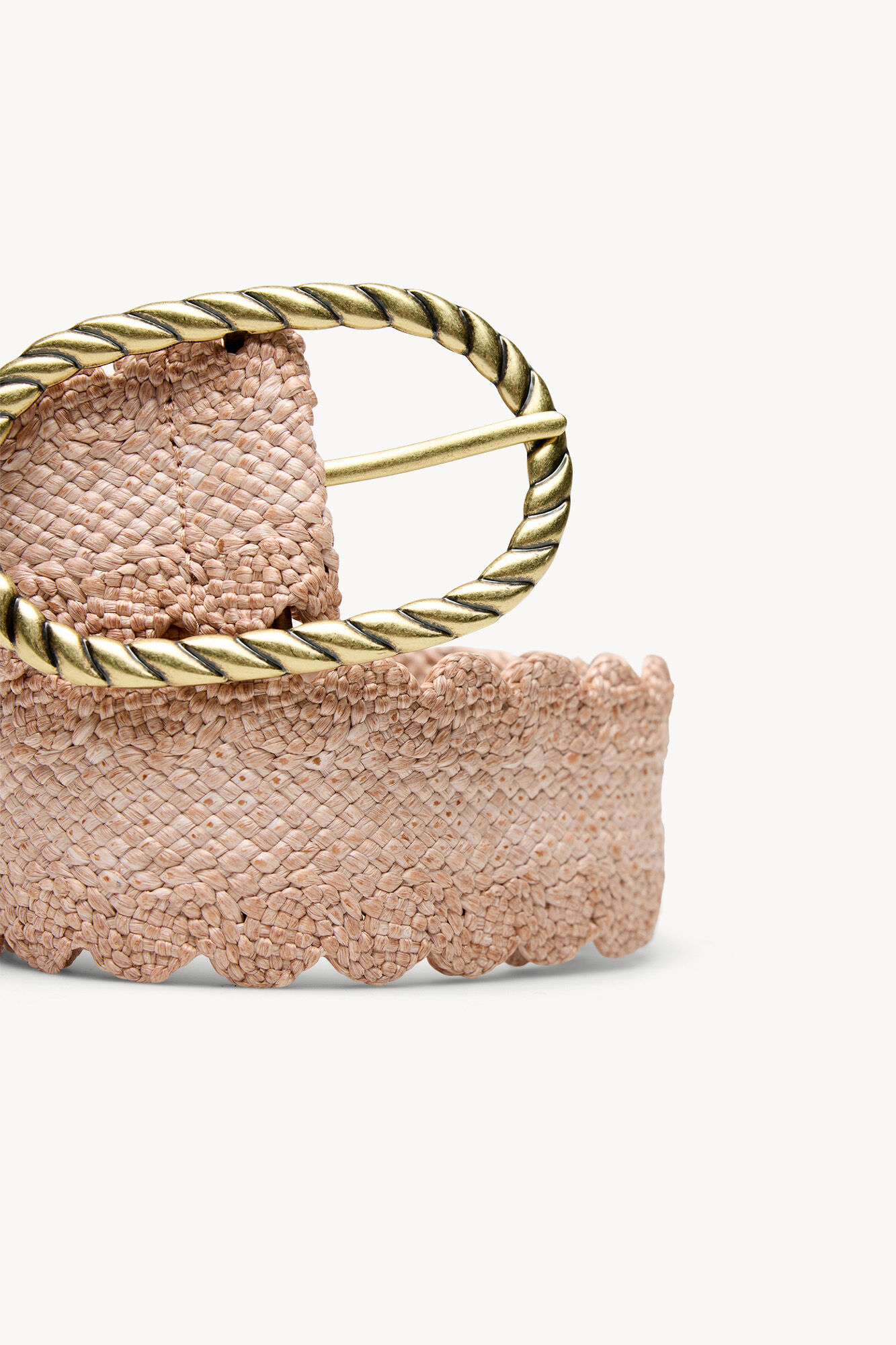 Hoss Intropia Lauren. Cinto de r&aacute;fia