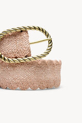 Hoss Intropia Lauren. Cinto de r&aacute;fia Subiu