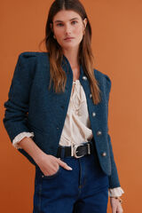 Hoss Intropia Fernanda. Sobretudo estilo austríaco Azul