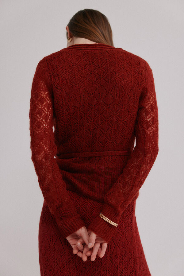 Hoss Intropia Iria. Casaco vazada Vermelho