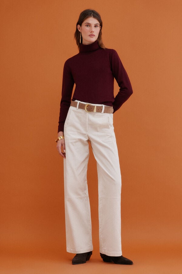 Hoss Intropia Ilse. Camisola de gola alta Laranja