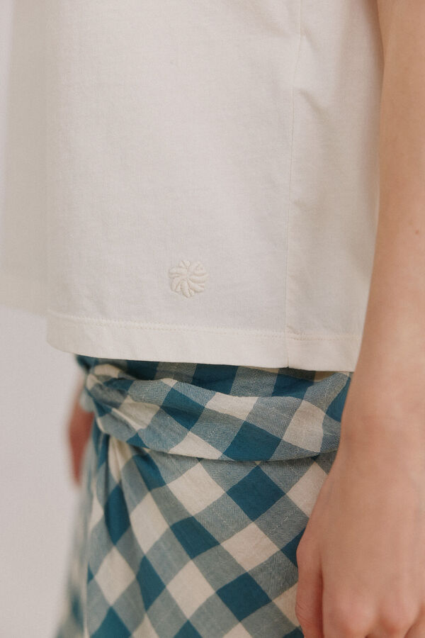 Hoss Intropia Momo. Washed T-shirt Beige