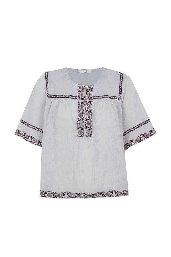 Hoss Intropia Cecile. Blusa fluida Azul