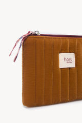 Hoss Intropia Layla.Cartera terciopelo acolchado Dorado