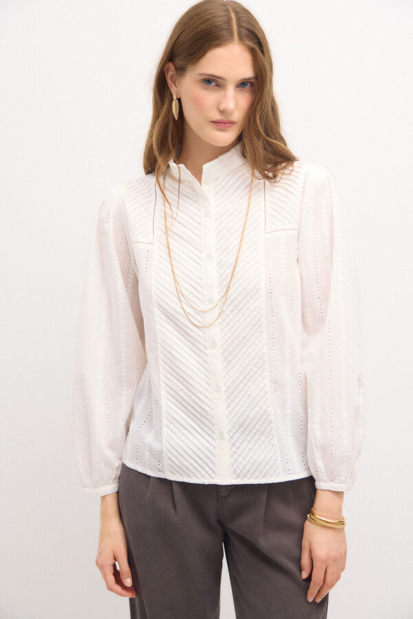 Hoss Intropia Claire. Drawstring blouse White