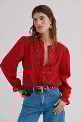Hoss Intropia Romantic blouse CARIDAD Red