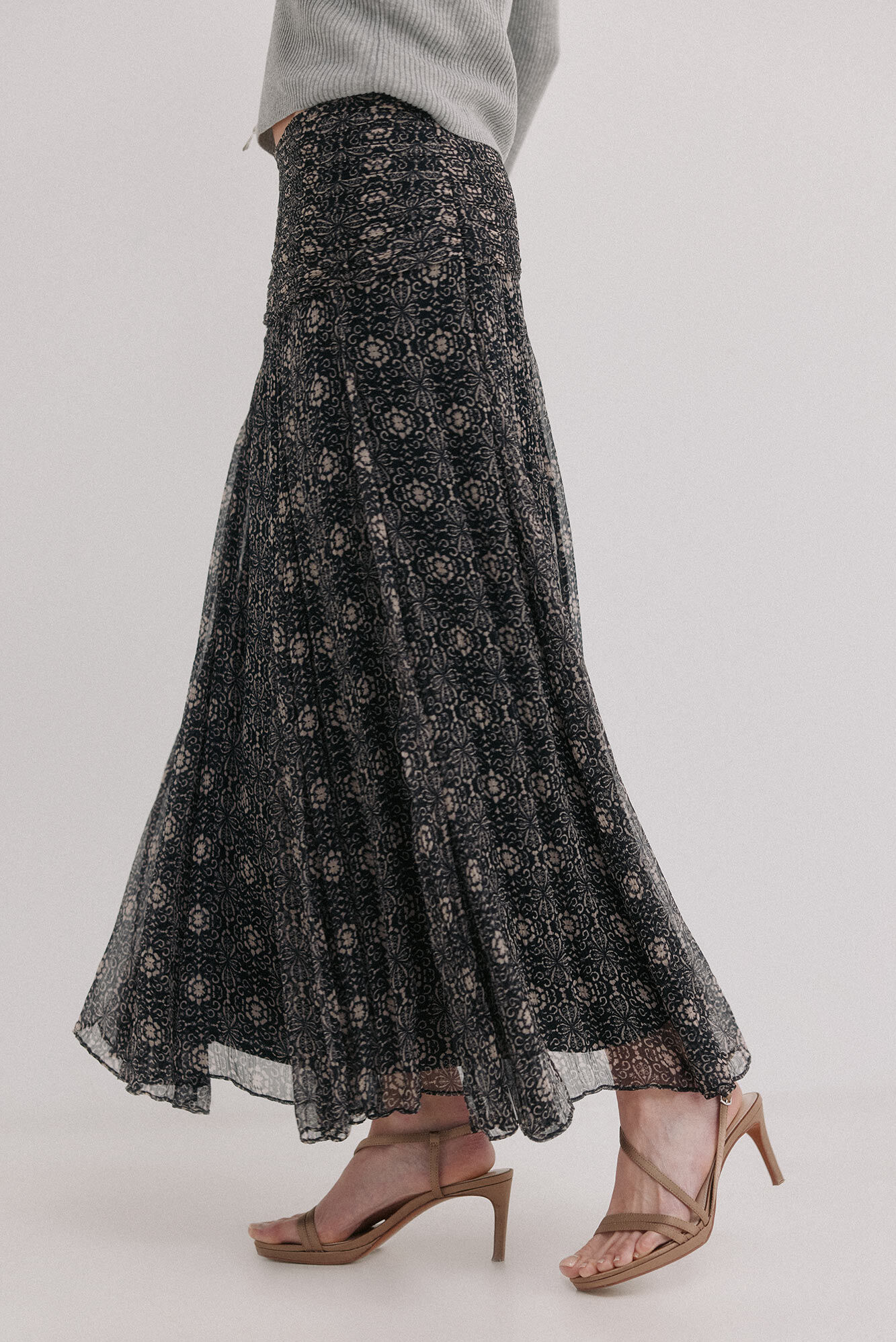 Hoss Intropia Roc&iacute;o. Falda estampada