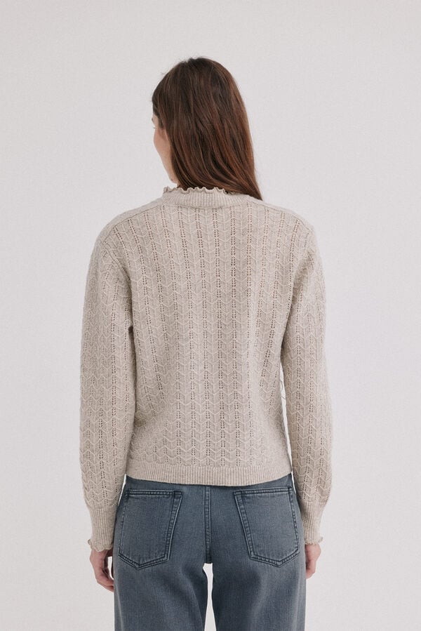 Hoss Intropia Ianthe. Camisola de malha Ecru