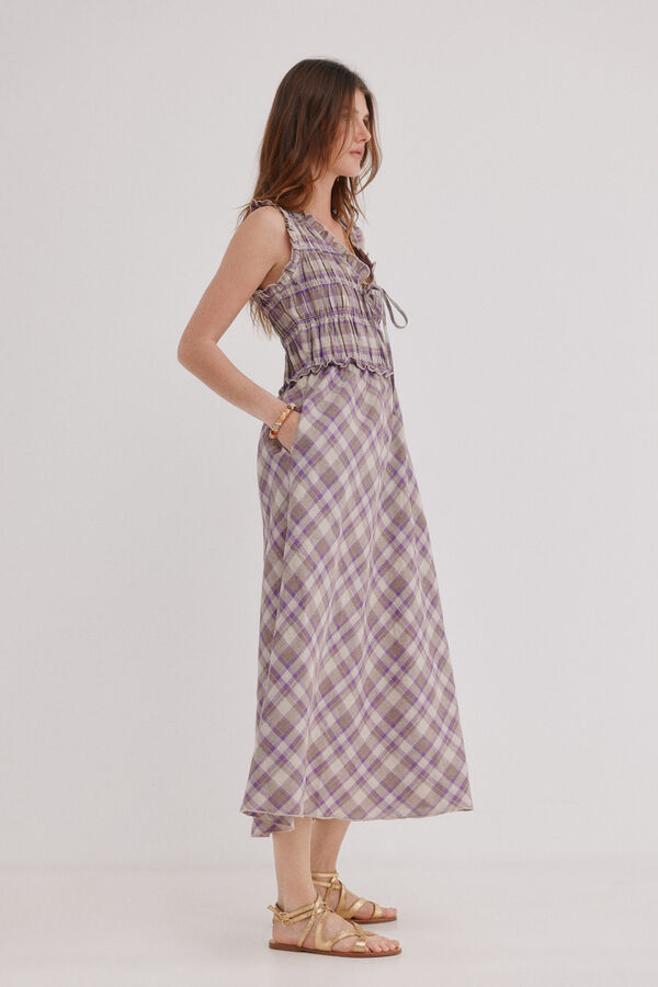 Hoss Intropia Ashley. Vestido xadrez Multicolorido