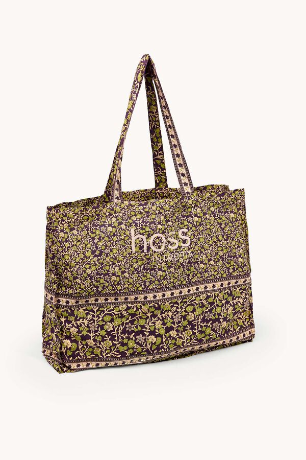 Hoss Intropia Naomi. Mala estampada em algod&atilde;o Multicolorido