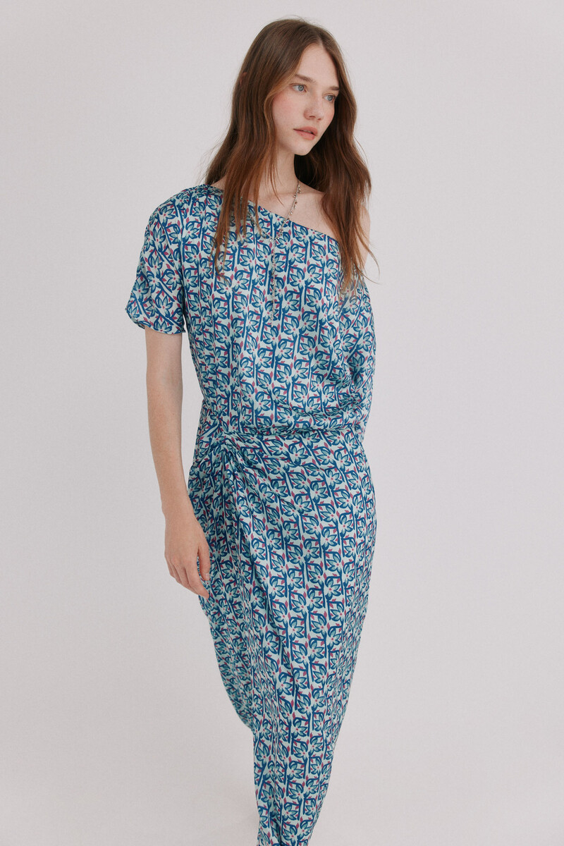 Hoss Intropia Aria. Fluid dress Blue
