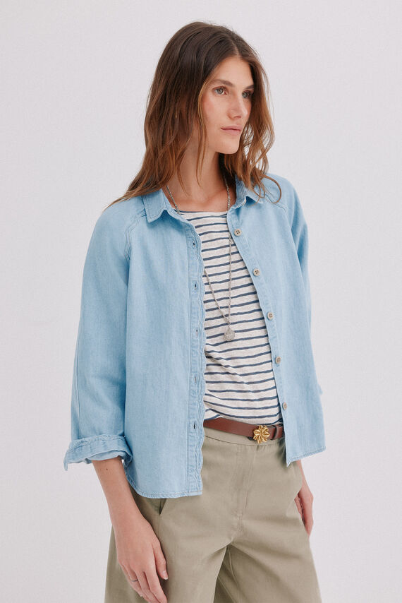 Cora. Camisa denim