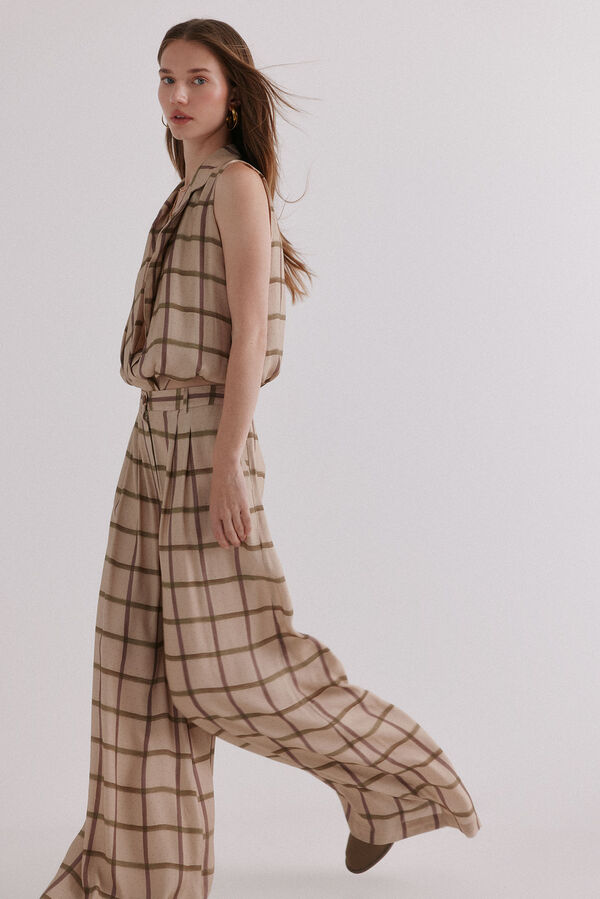 Hoss Intropia Pilar. Calças fluídas Ecru