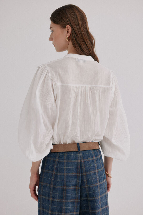Hoss Intropia Gael. Blusa bordada Ecru