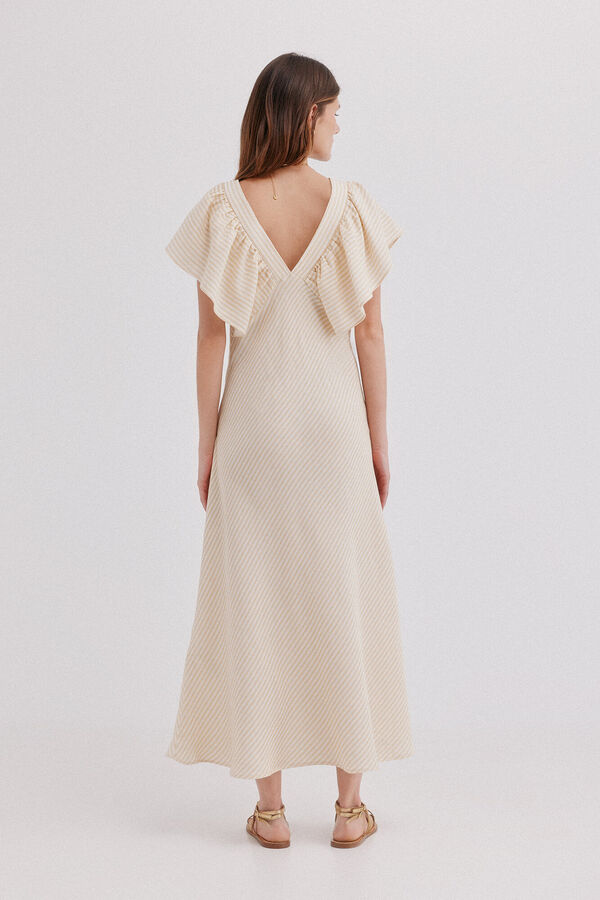 Hoss Intropia Arminia. Vestido fluido Amarelo