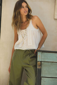 Hoss Intropia Camila. Blusa de lingerie