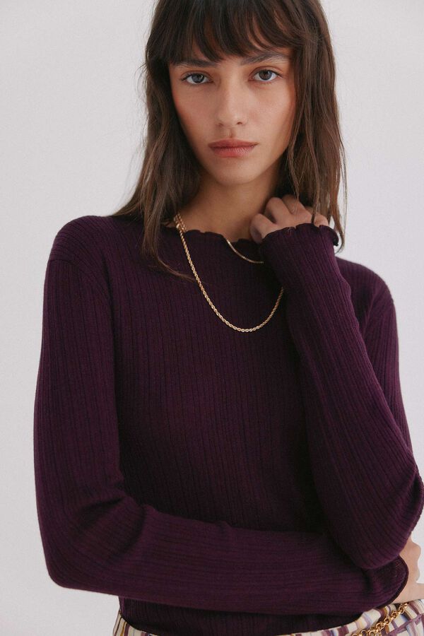Hoss Intropia Nidia. Top com detalhe de ondas Granada