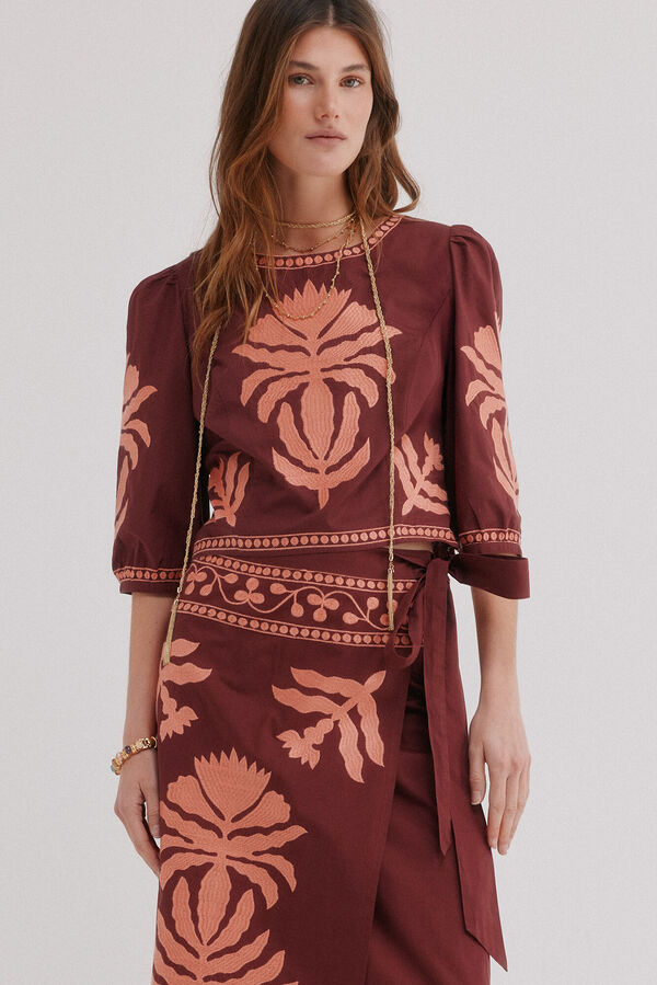 Hoss Intropia Guadalupe. Blusa de algod&atilde;o Granada