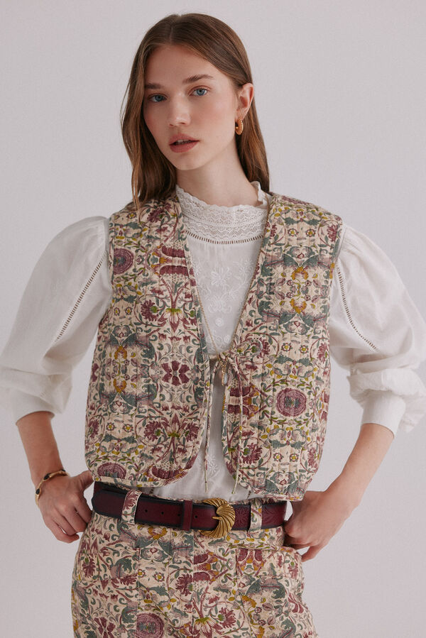 Hoss Intropia Edith. Colete estampado Multicolorido
