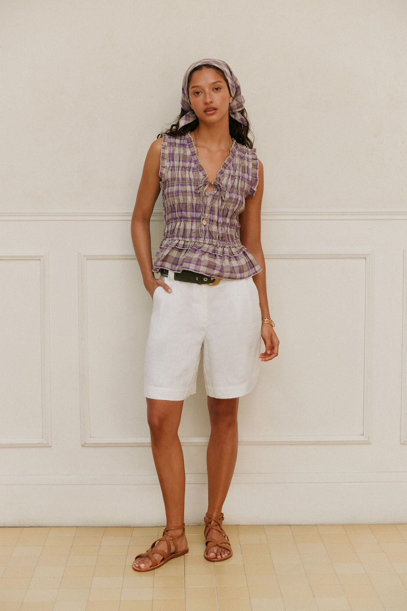 Hoss Intropia Pemar. Bermuda de lino