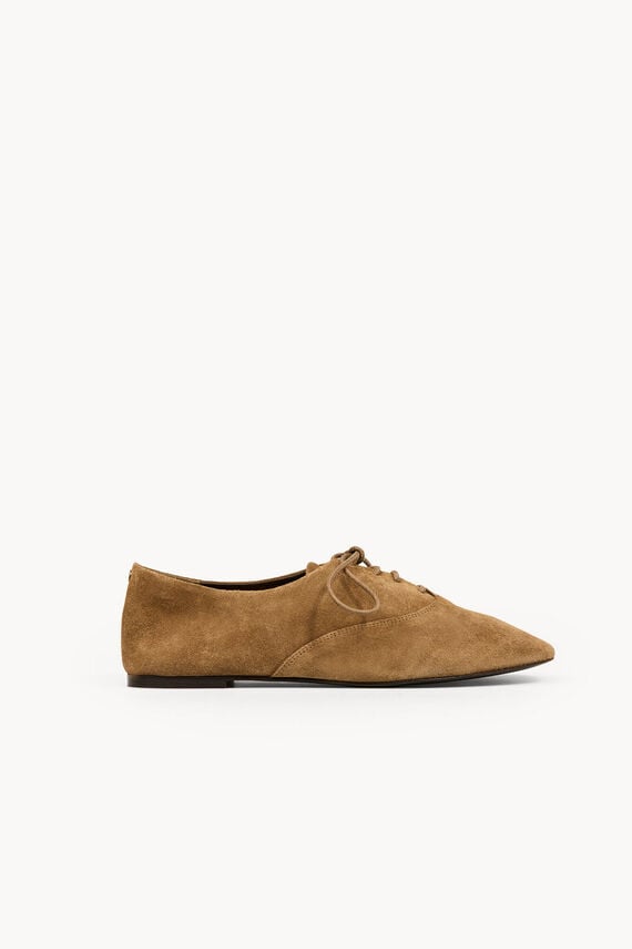 Mariela. Zapatos derbies de serraje