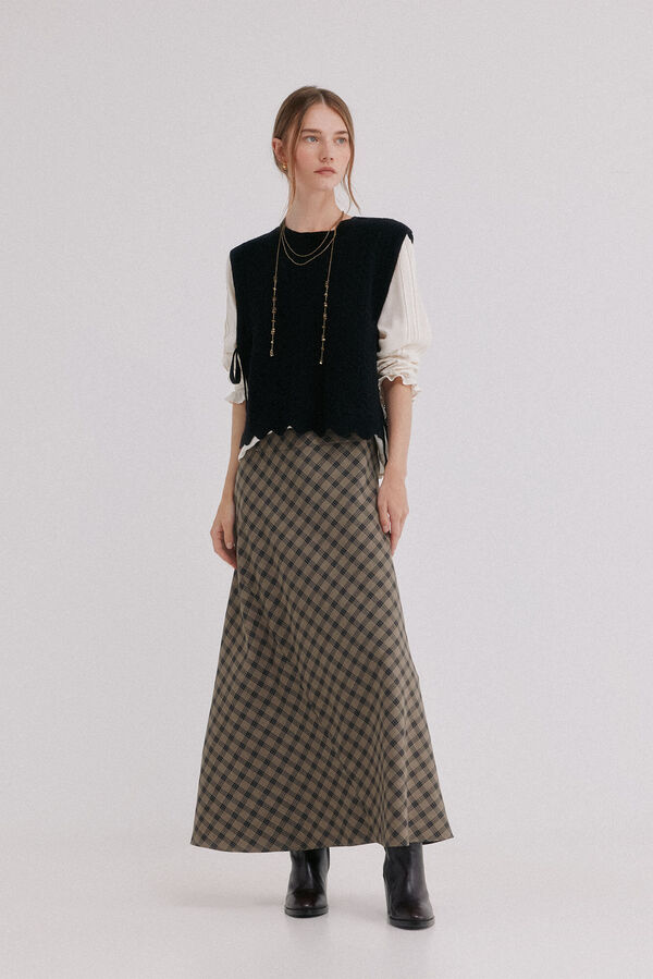 Hoss Intropia Isaura. Knitted gilet Black