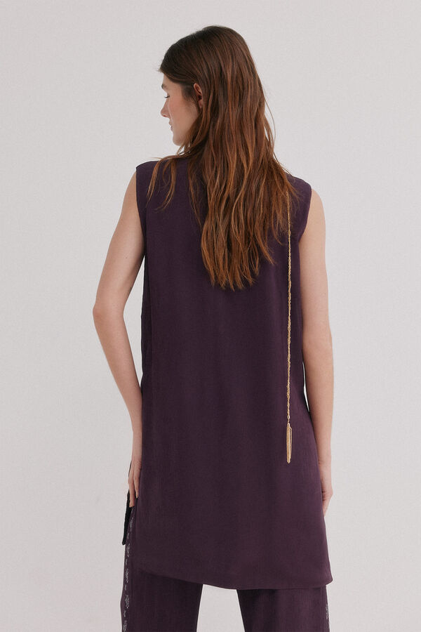 Hoss Intropia Cira. Blusa bordada Roxo