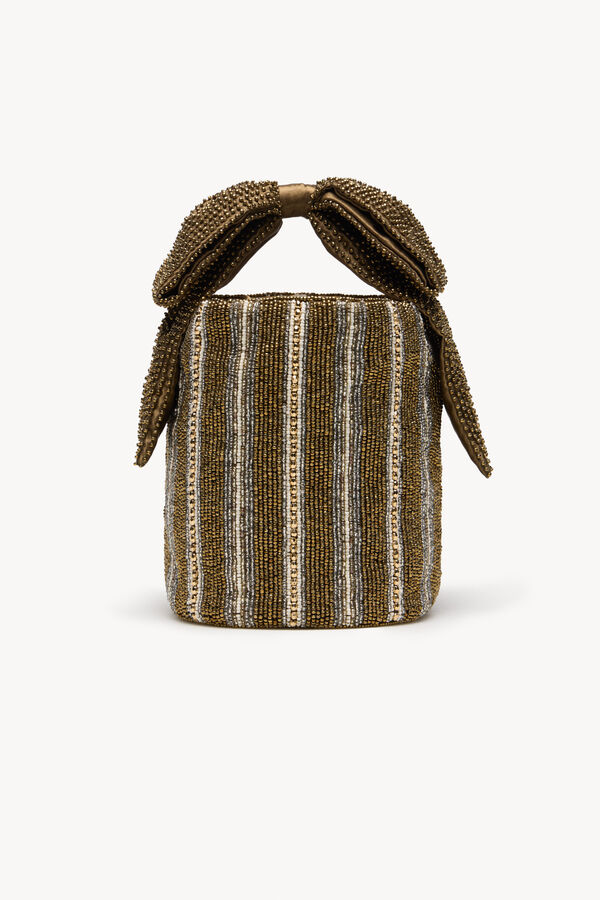 Hoss Intropia Nelsa. mala com la&ccedil;o e missangas Verde