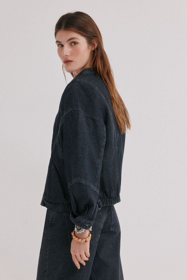 Hoss Intropia Erica. Casaco denim Cinzento