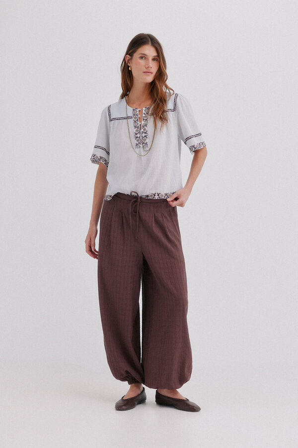 Hoss Intropia Cecile. Blusa fluida Azul