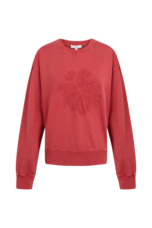 Hoss Intropia Menc&iacute;a. Sweatshirt lavada Vermelho