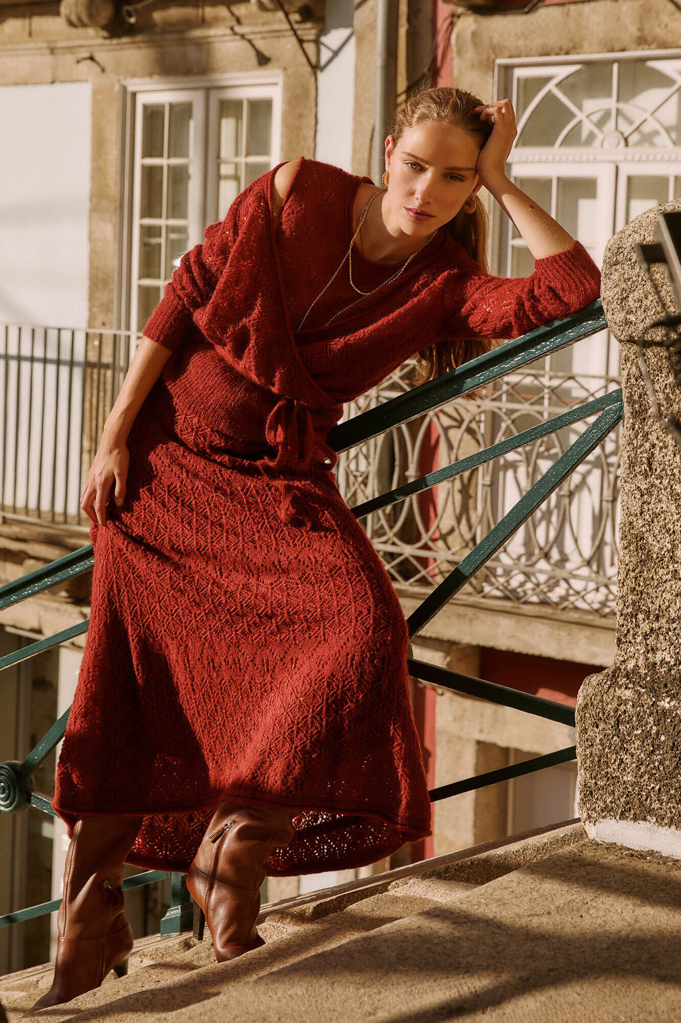 Hoss Intropia Rossie. Falda calada