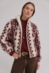 Hoss Intropia Dena. Desportiva estampado Ecru