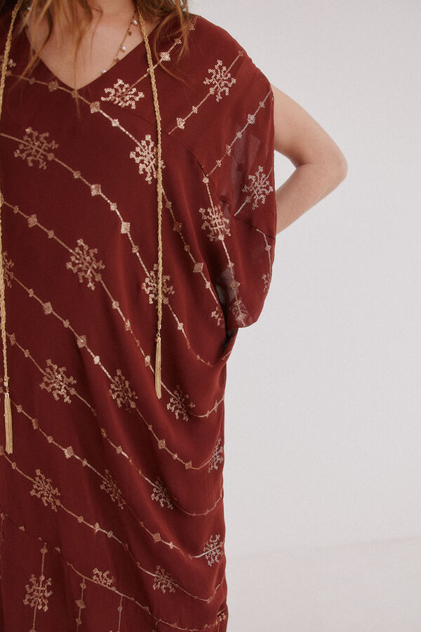 Hoss Intropia Atenea. Vestido comprido assim&eacute;trico Granada