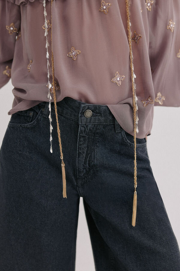 Hoss Intropia Babette. Bermudas denim Cinzento