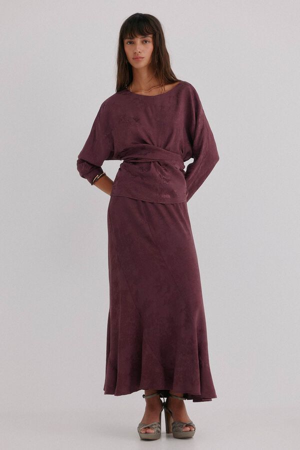 Hoss Intropia Glory. Blusa com estampado jacquard Granada