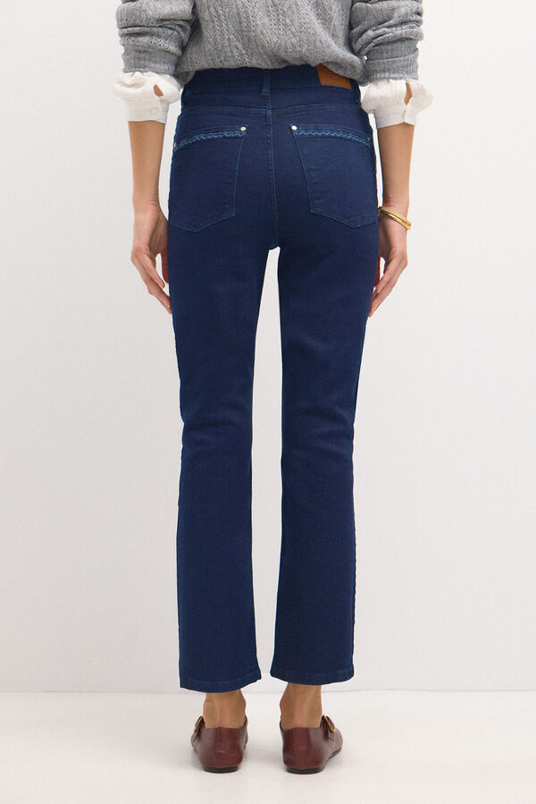 Hoss Intropia Ofira. Jeans com corte de botas Azul