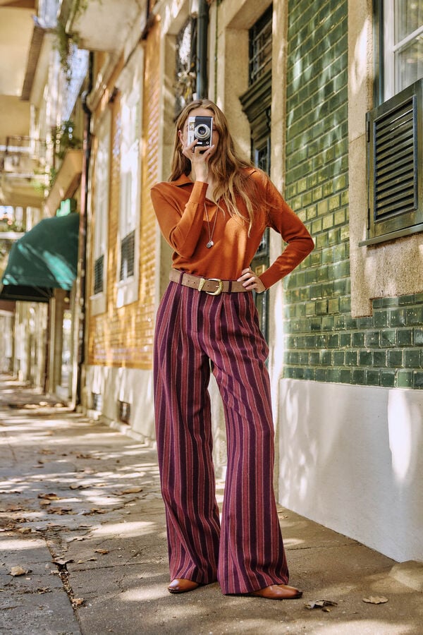 Hoss Intropia Pippa. Riscas calça Granada