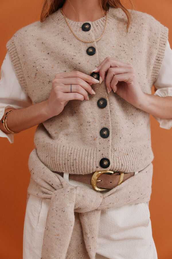 Hoss Intropia Ita. Colete colete Beige