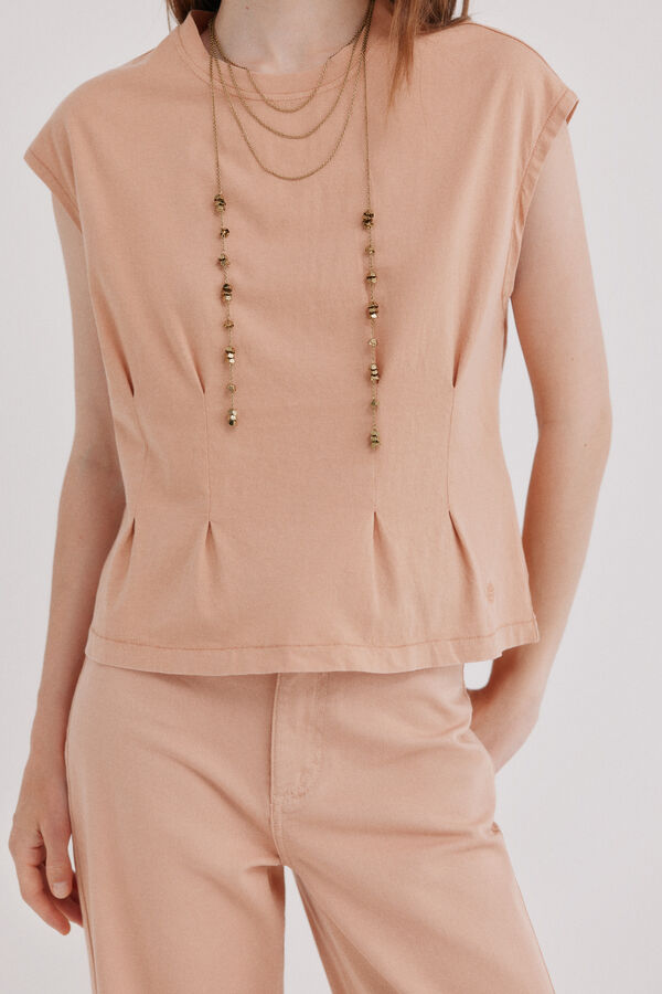 Hoss Intropia Margot. Fitted T-shirt Pink