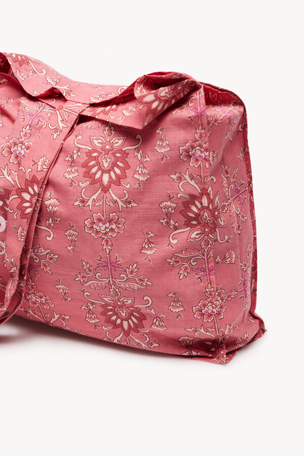 Hoss Intropia Dana. Bolso multifuncional estampado Ecru