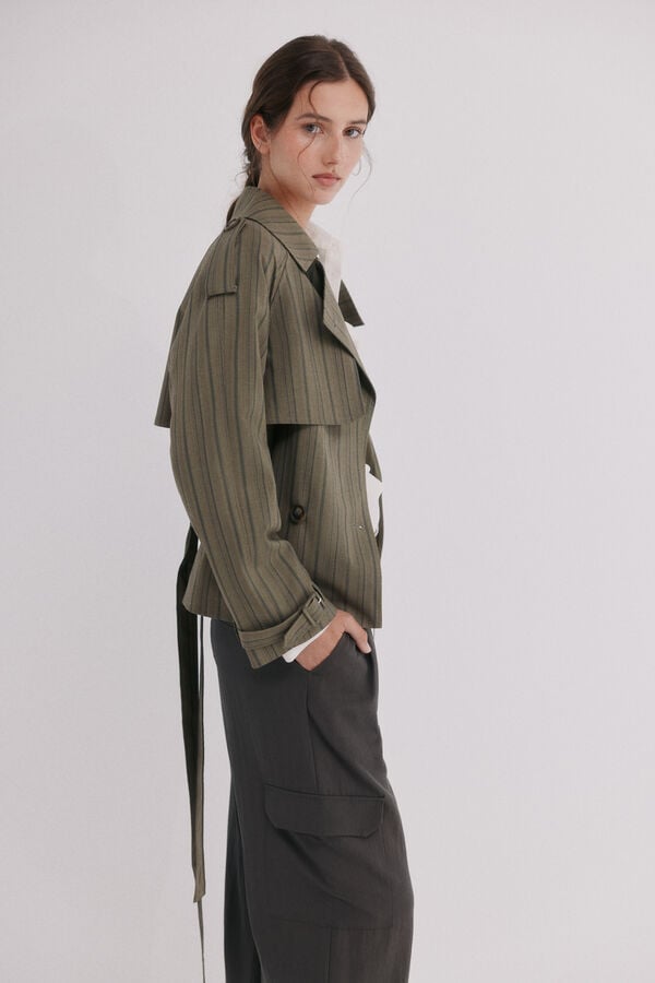Hoss Intropia Elvira. Trench curto Verde