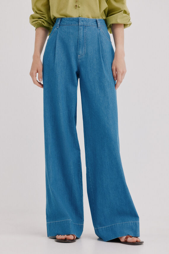 Bibiana. Jeans pernera ancha